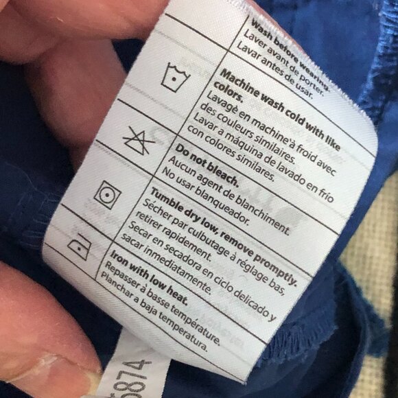 Carhartt Force Essentials Notch Neck Tunic Scrub Top - C12213 NAVY - Picture 8 of 8